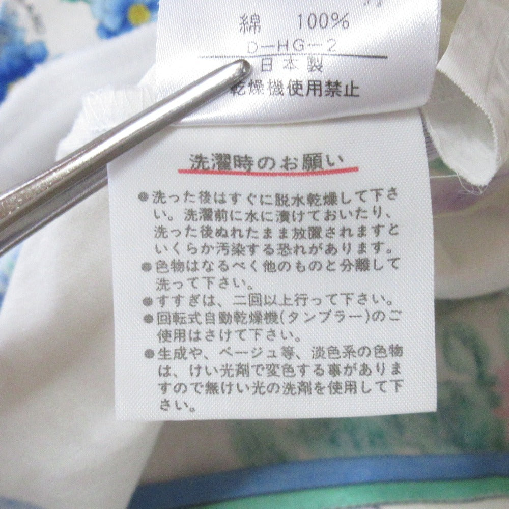 レオナール フラワープリントコットン半袖カットソー