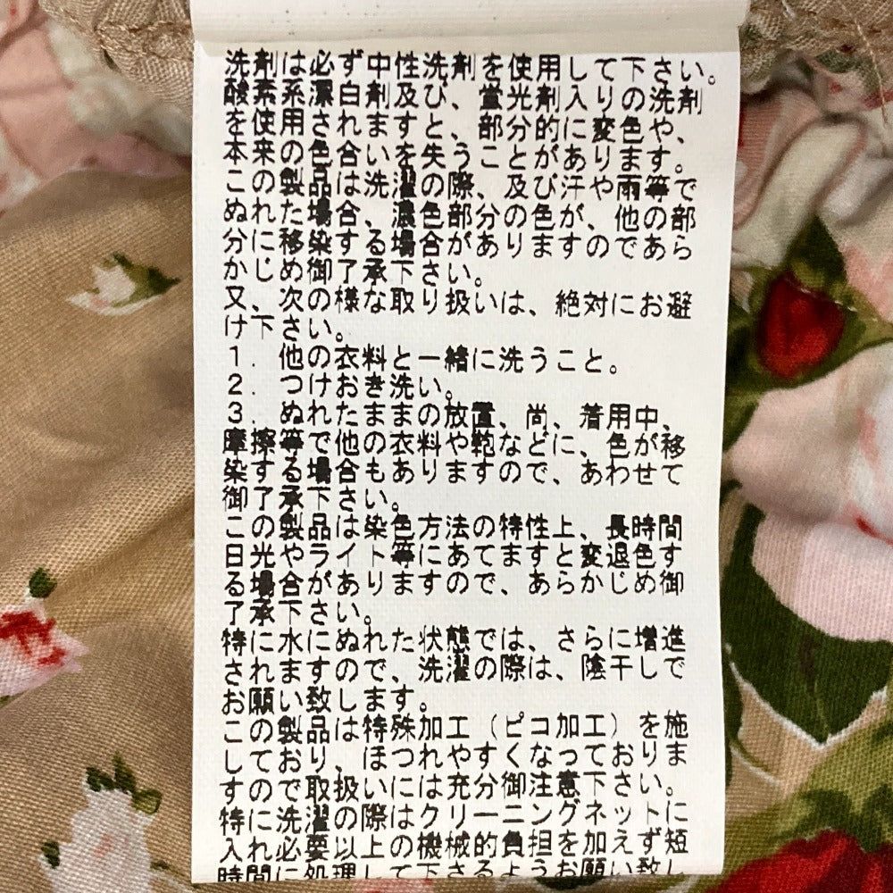 ピンクハウス オーナメントローズプリント スカート