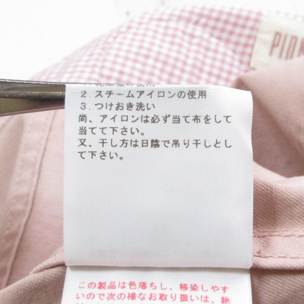 ピンクハウス チェックワッペンベストジャケット