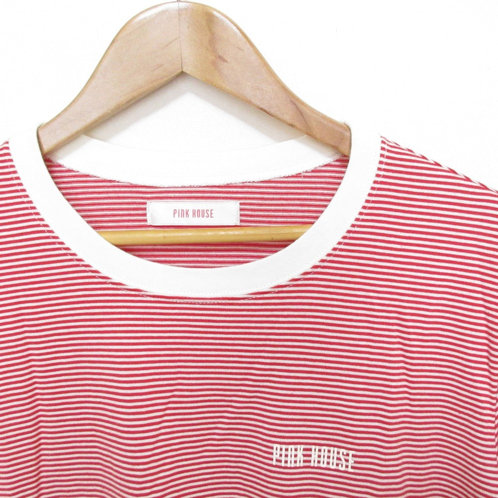 PINK HOUSE ボーダーロングスリーブTシャツ