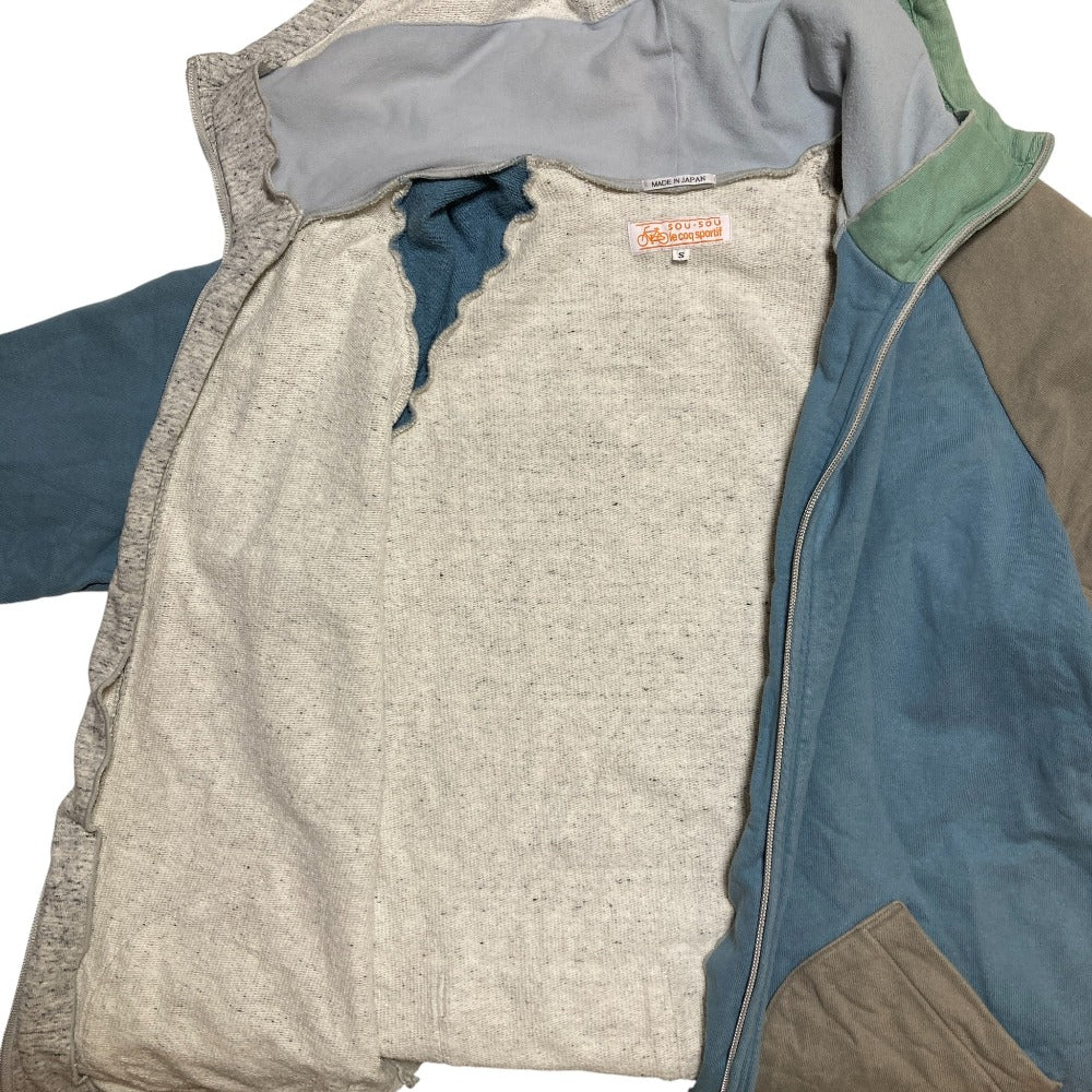 SOU・SOU × le coq sportif アシンメートリーパーカー