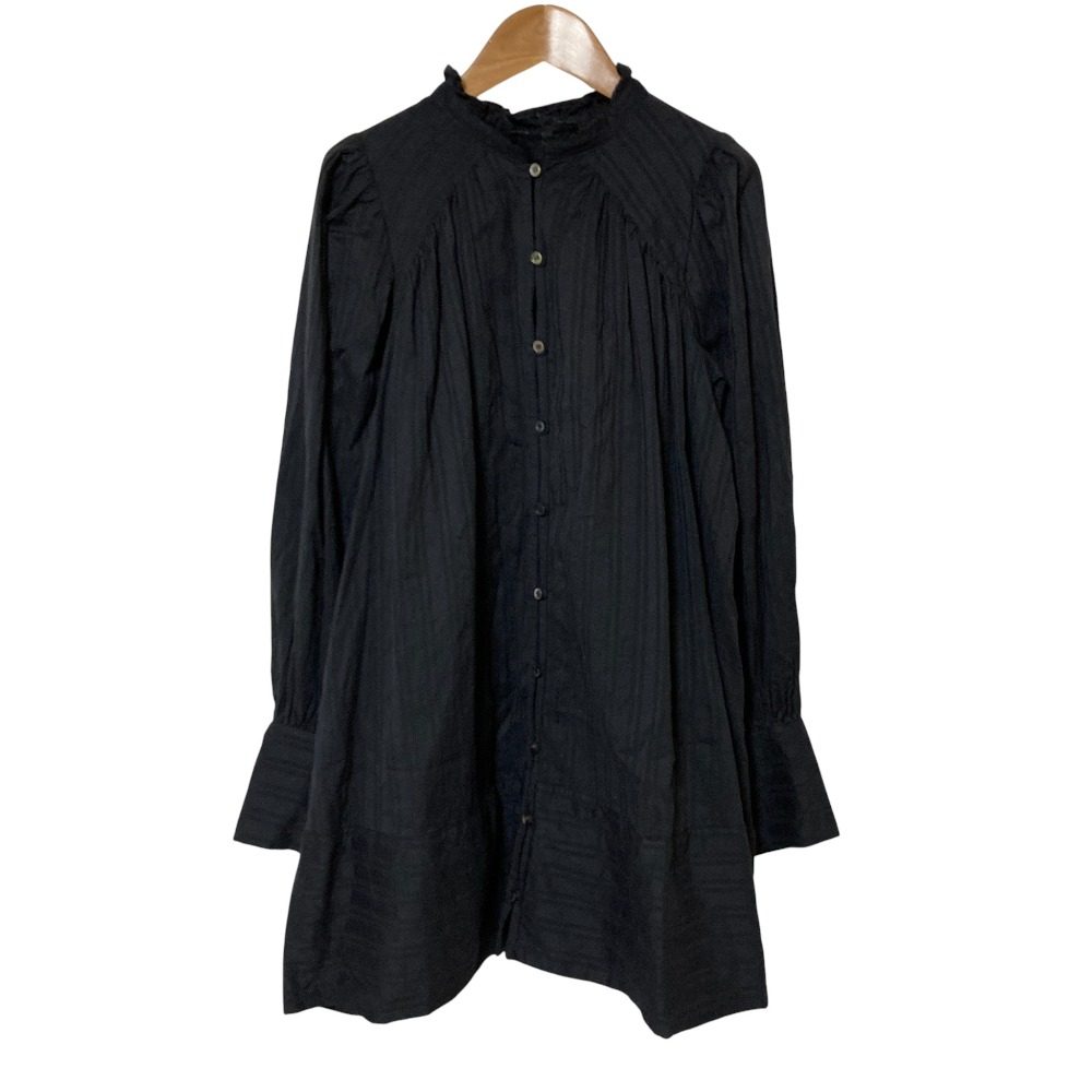 MOUSSY COTTON MINI ギャザードレスブラウス