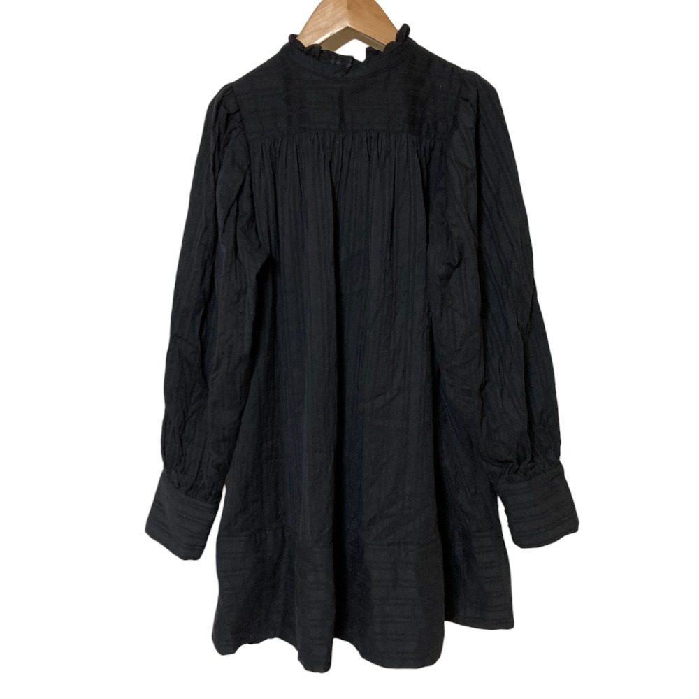 MOUSSY COTTON MINI ギャザードレスブラウス