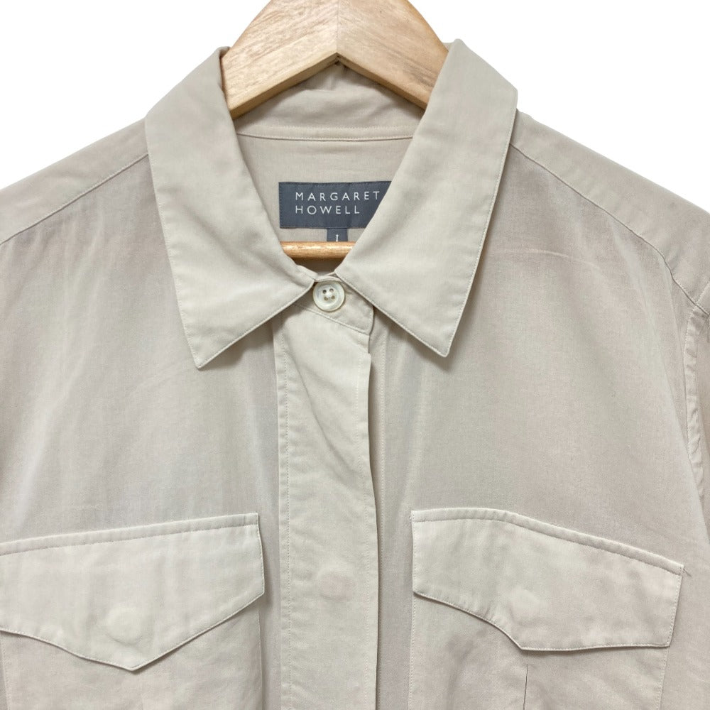 マーガレットハウエル COTTON VOILE シャツ