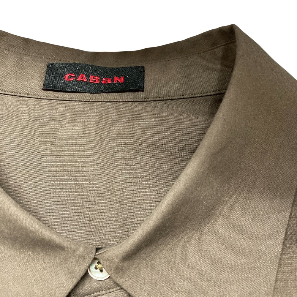 CABaN コットンシルクシャツ
