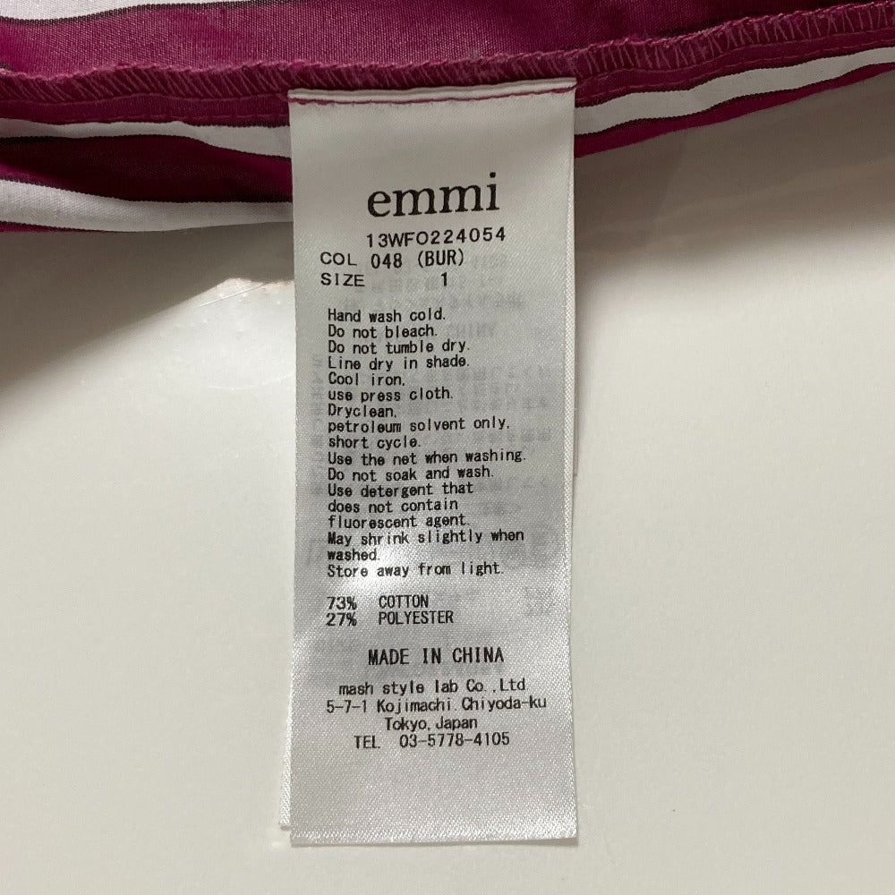 emmi 裾フレアーシャツワンピース ワンピース