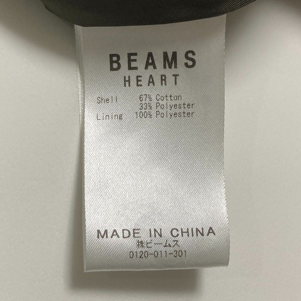 BEAMS HEARTノーカラーコート