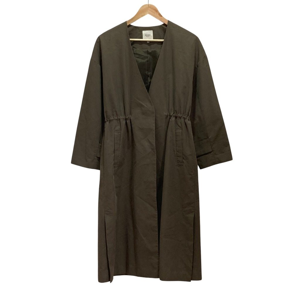 BEAMS HEARTノーカラーコート