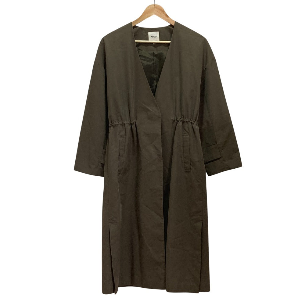 BEAMS HEARTノーカラーコート