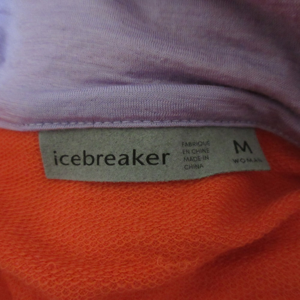 アイスブレーカー クァンタム III ロングスリーブジップフーディー