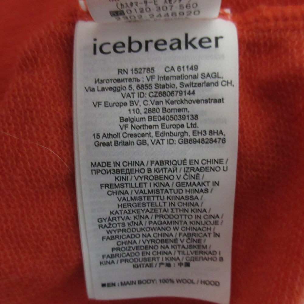 アイスブレーカー クァンタム III ロングスリーブジップフーディー