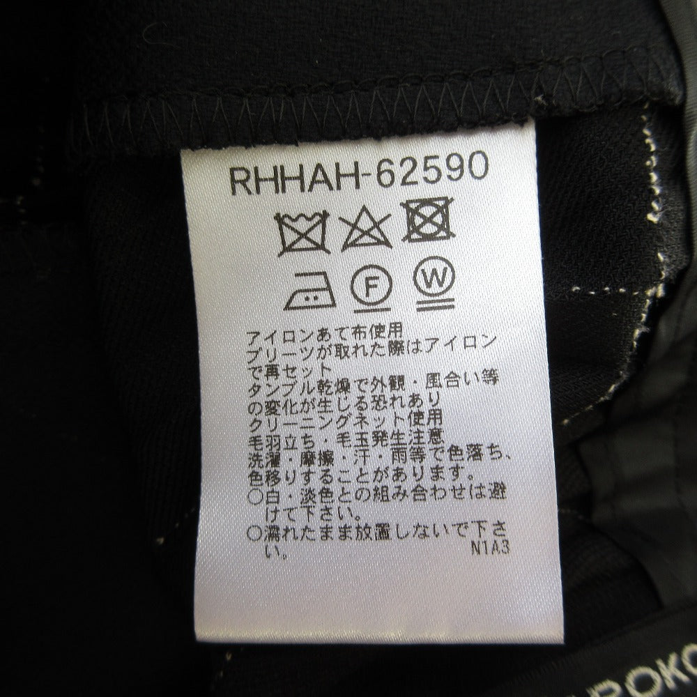 ヒロココシノ チェックサイドプリーツロングスカート