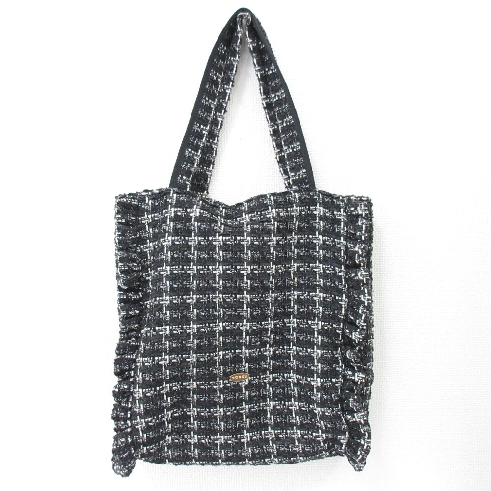 トッカ WAVES TOTE BAG ツイード トートバッグ