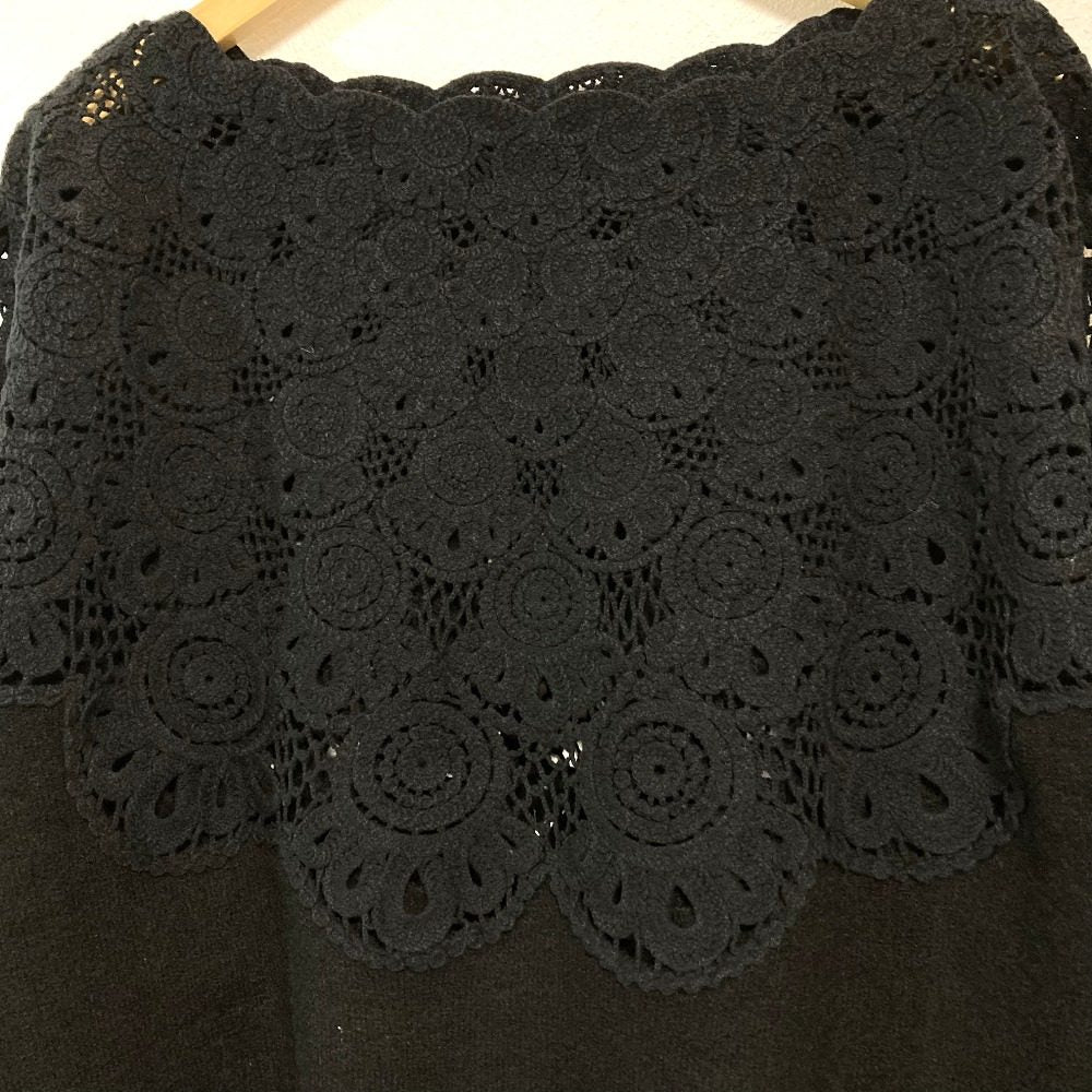 ラベルエチュード Centripetal crochet ニット