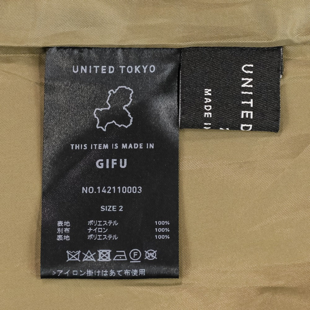 ユナイテッドトウキョウ アシメテーラーシャツワンピース