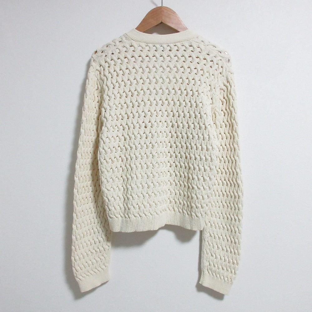 セオリー VNK CABLE CARDI ROUNDED COTTON ニットカーディガン コットン