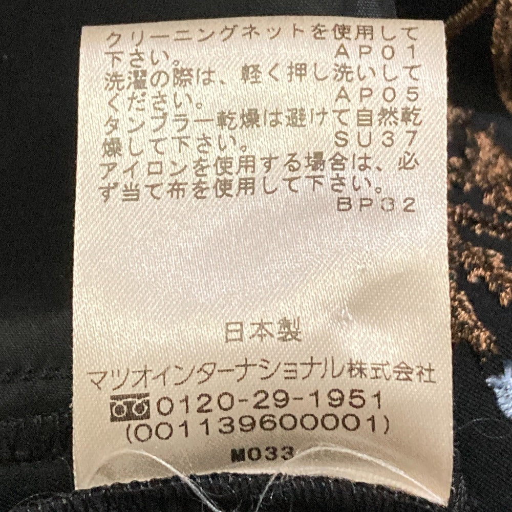 ヴィヴィアンタム フラワー刺繍シャツワンピース