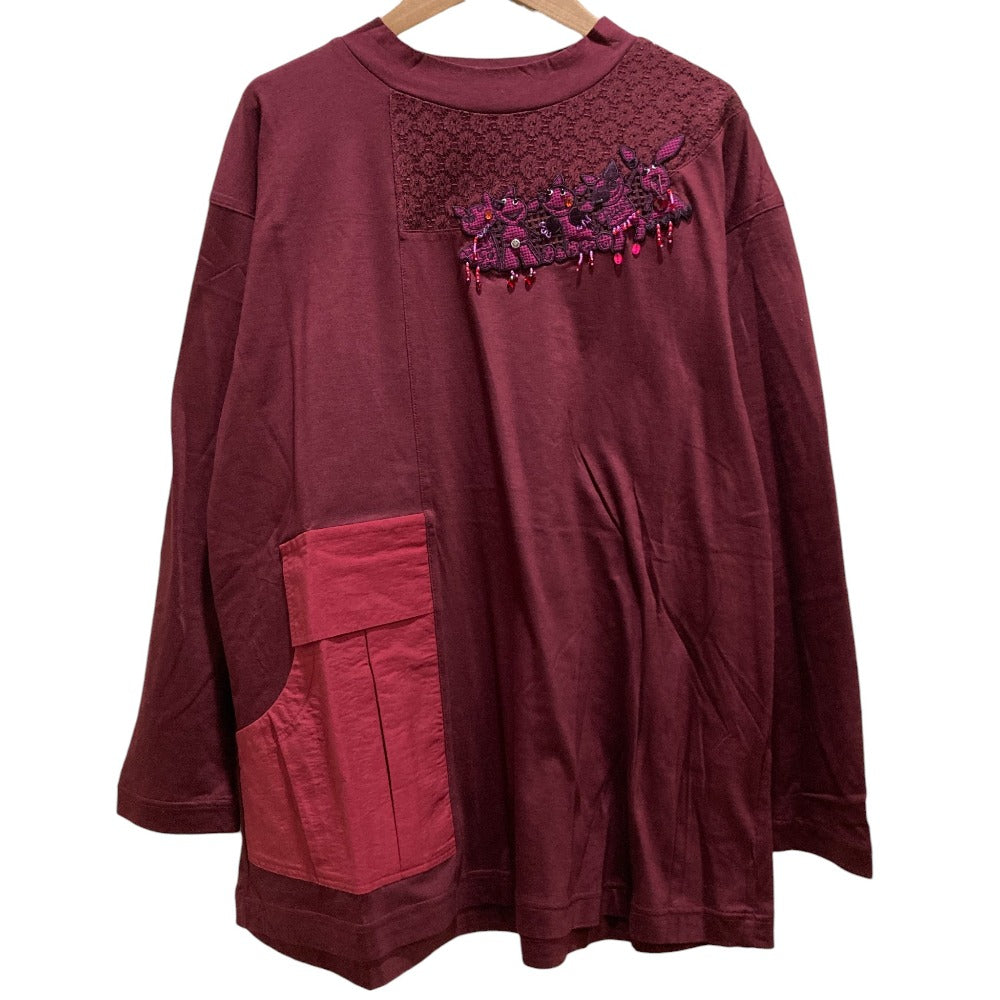 オレボレブラ 立体刺繍レースカットソー
