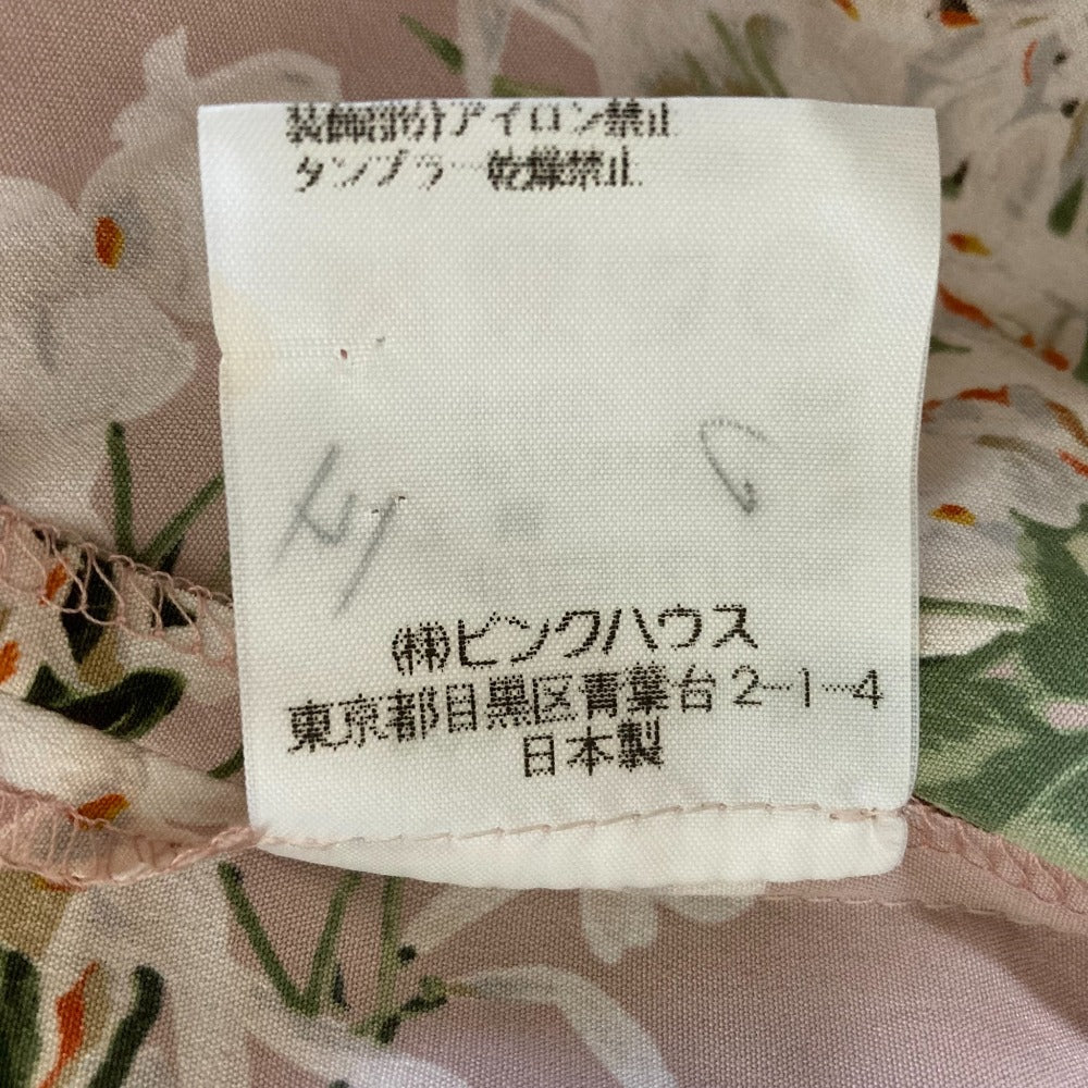 インゲボルグ フラワープリントレースフリルブラウス
