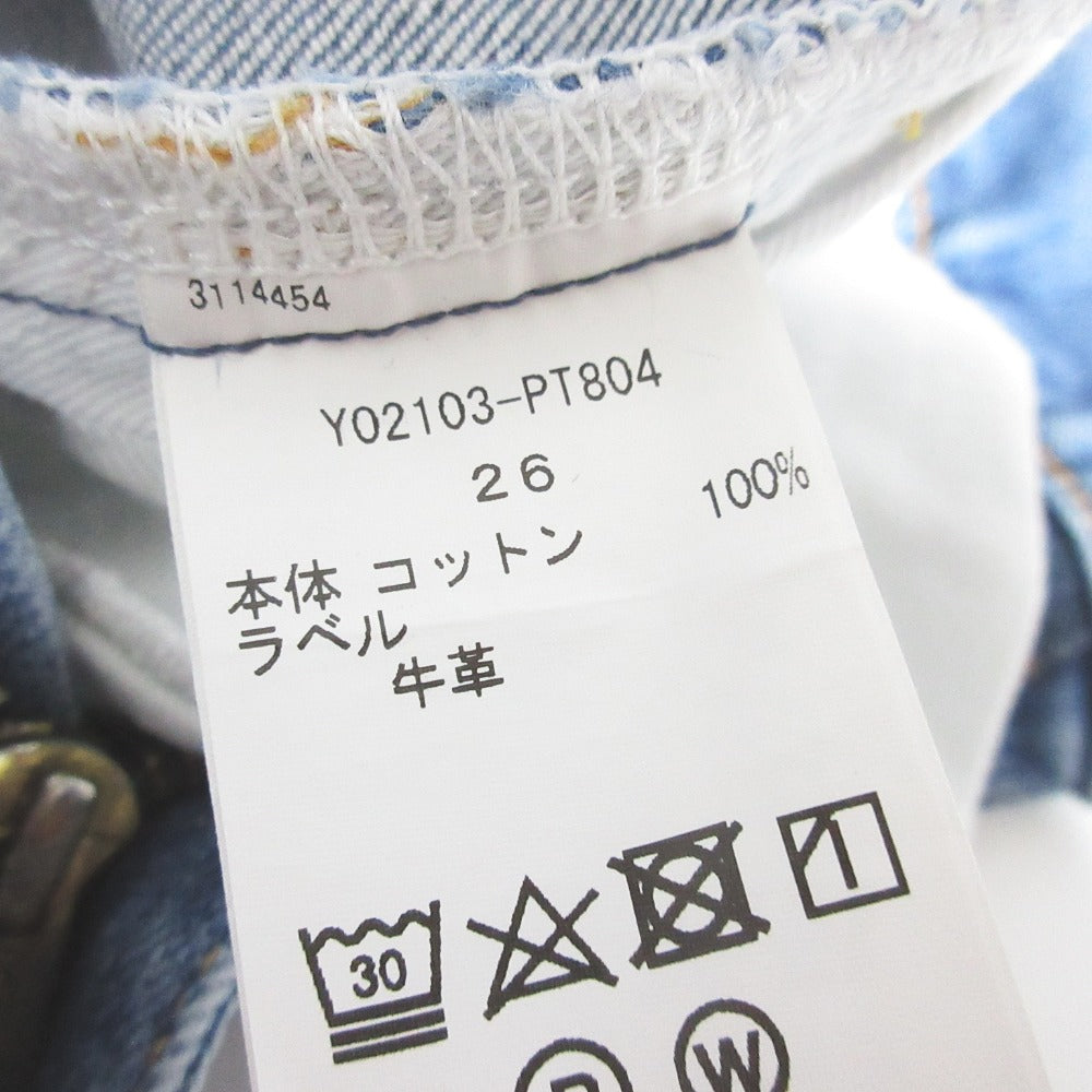 YOUNG & OLSEN 刺繍デニムパンツ