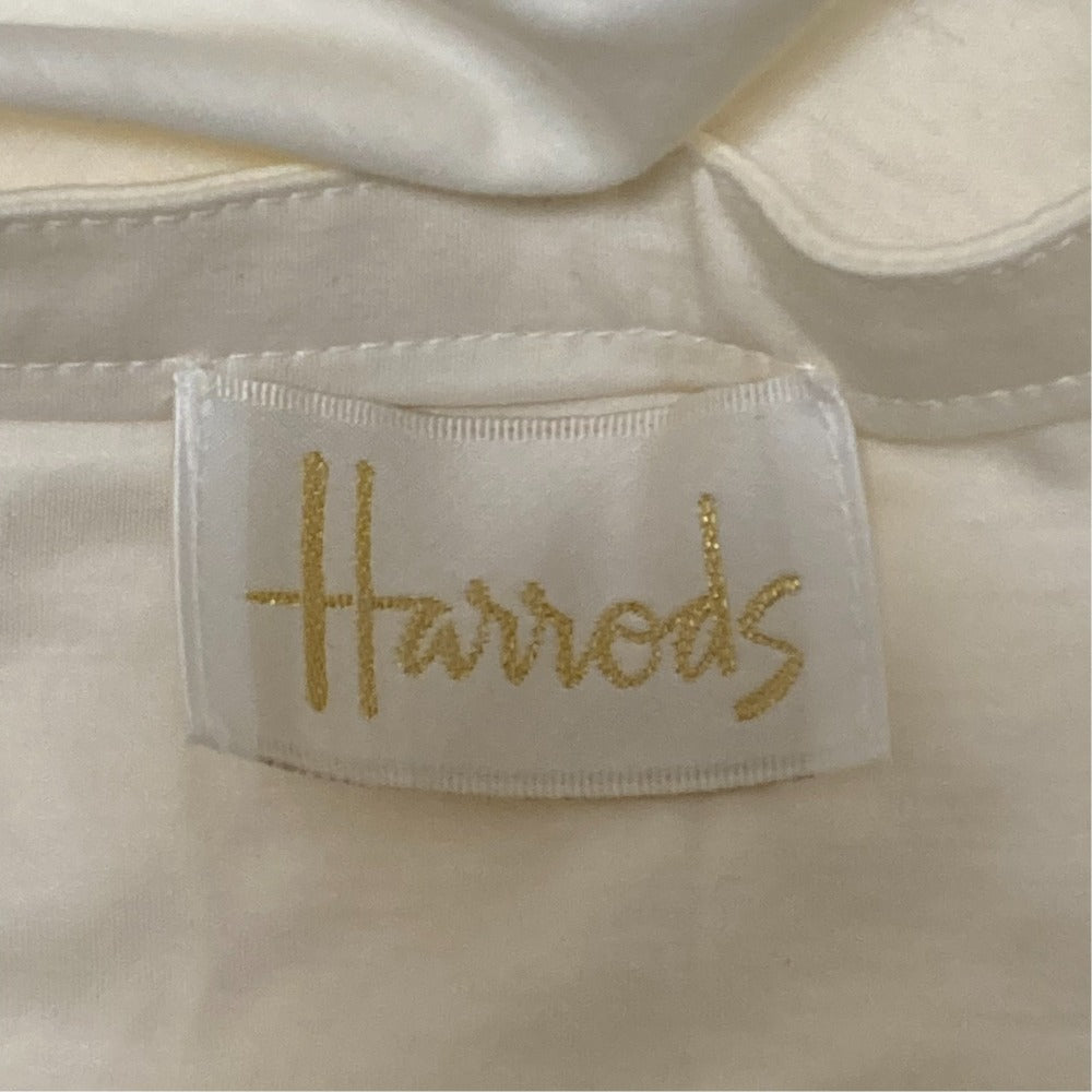 Harrods フラワーボタンカーディガン