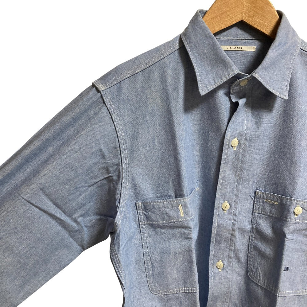 J.B. ATTIRE Riviera chambray コットンシャツ