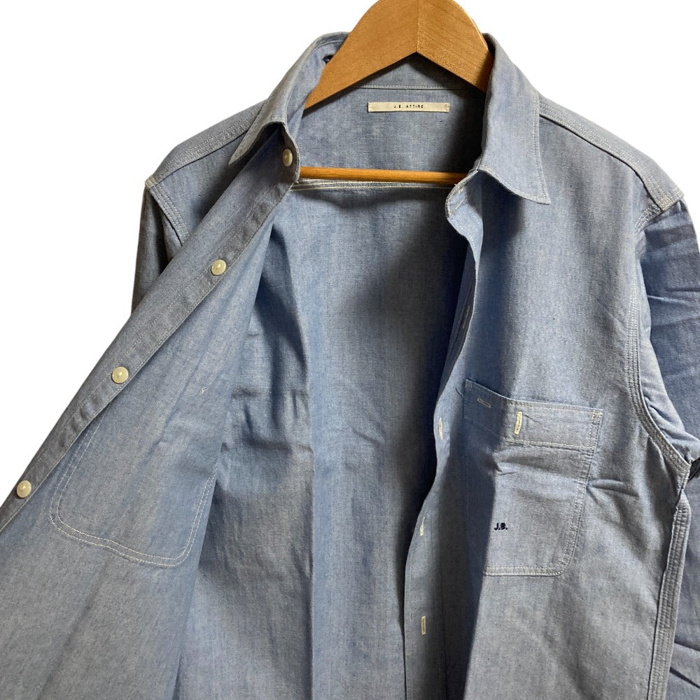 J.B. ATTIRE Riviera chambray コットンシャツ