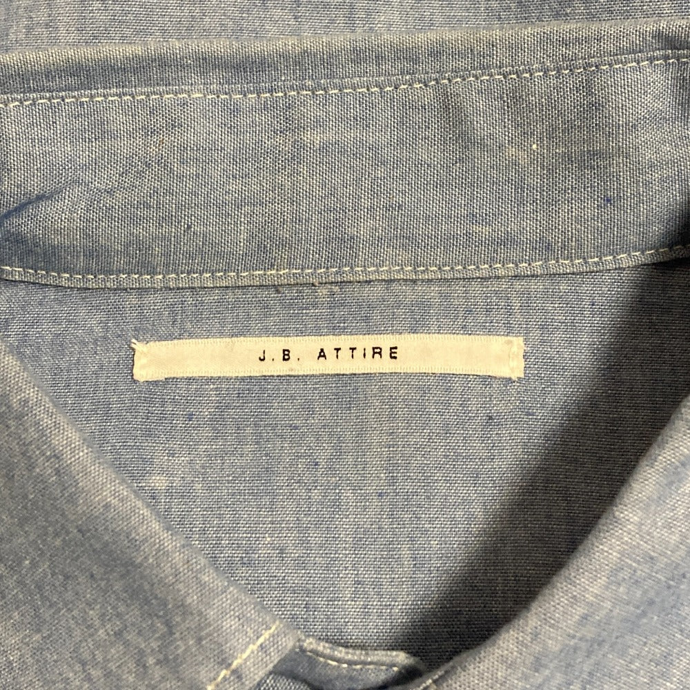 J.B. ATTIRE Riviera chambray コットンシャツ