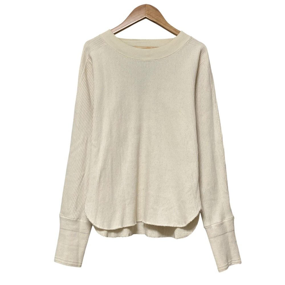 KURO MILITARY RIB OVERSIZED OPENED BACK L/S TEE