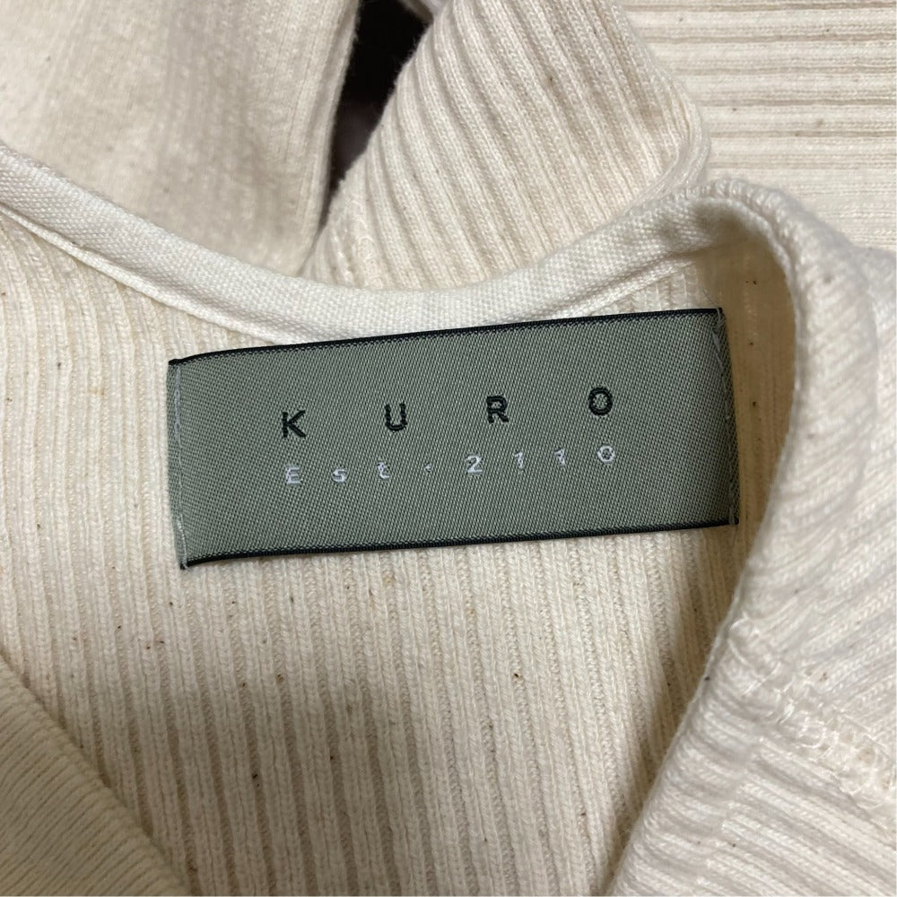 KURO MILITARY RIB OVERSIZED OPENED BACK L/S TEE