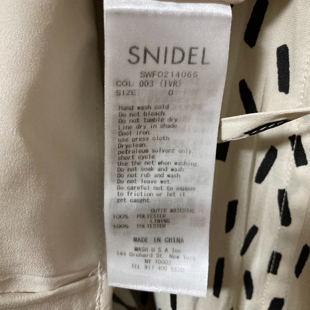 スナイデルビッグカラーワンピース