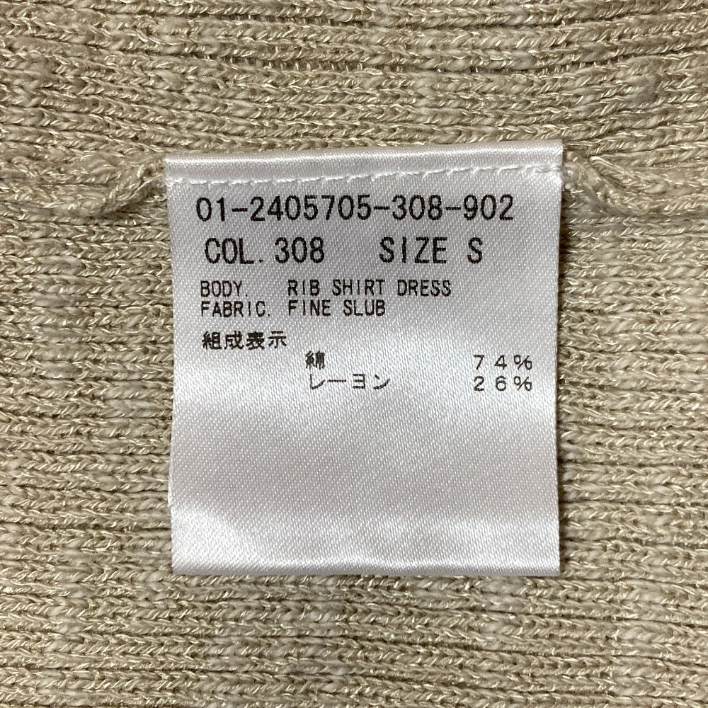 セオリー FINE SLUB RIB ニットワンピース