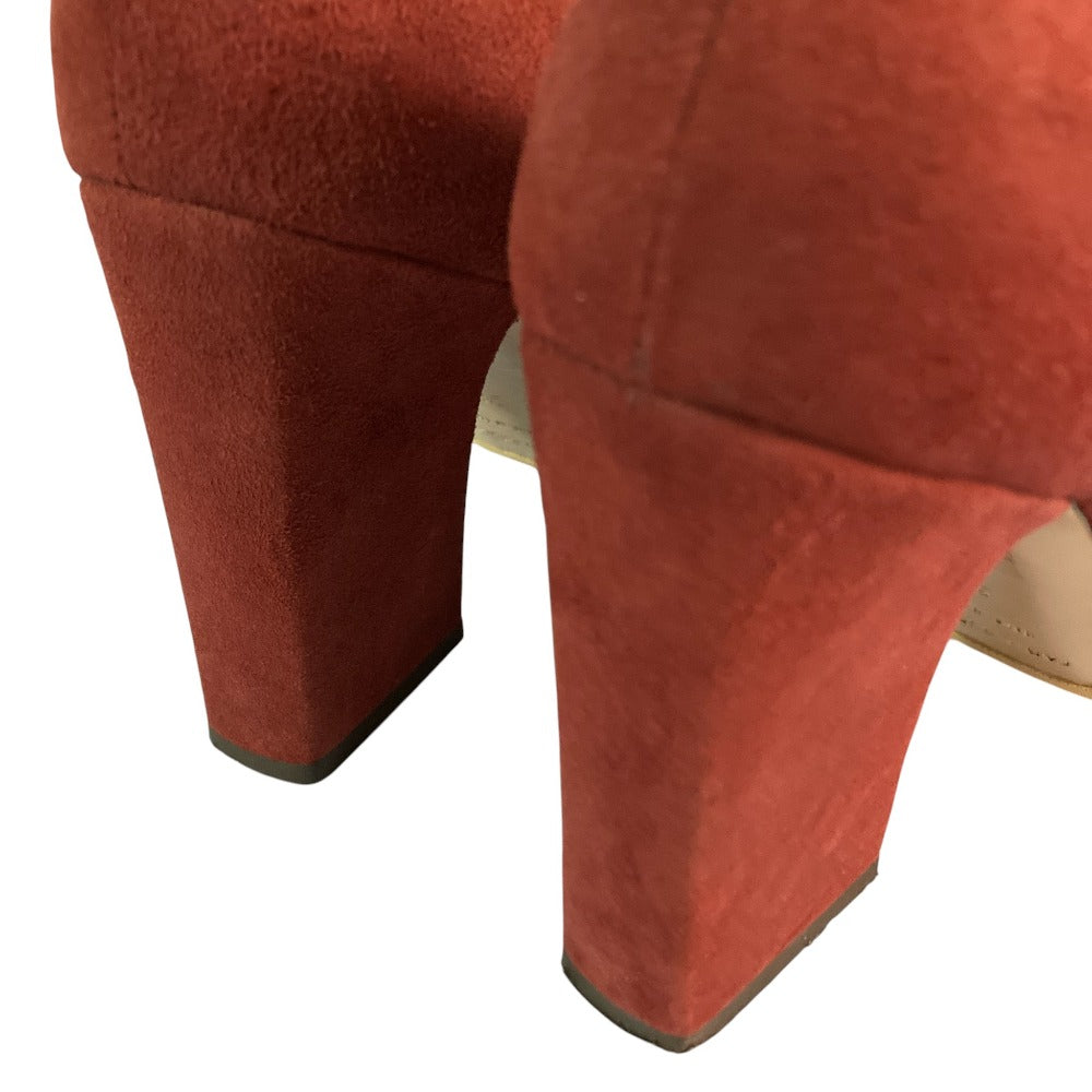 ファビオルスコーニ スエード パンプス