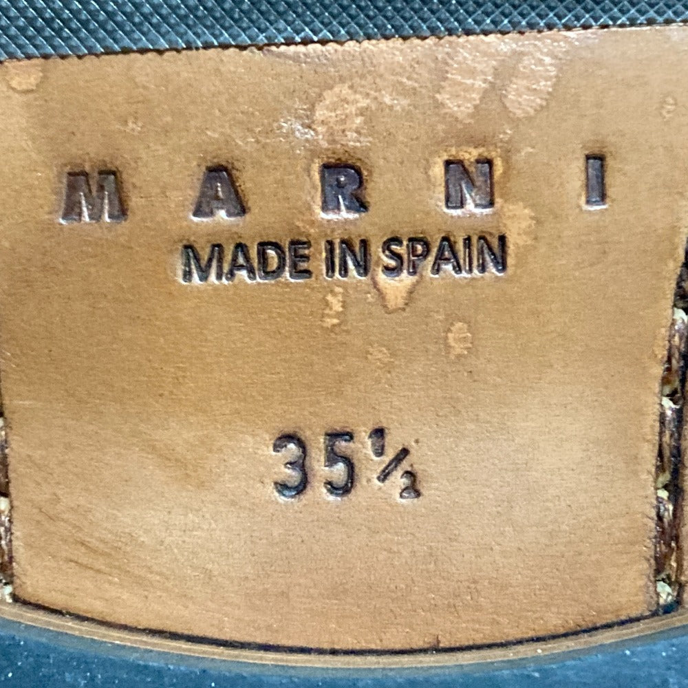 マルニ イントレチャートレザーローファー