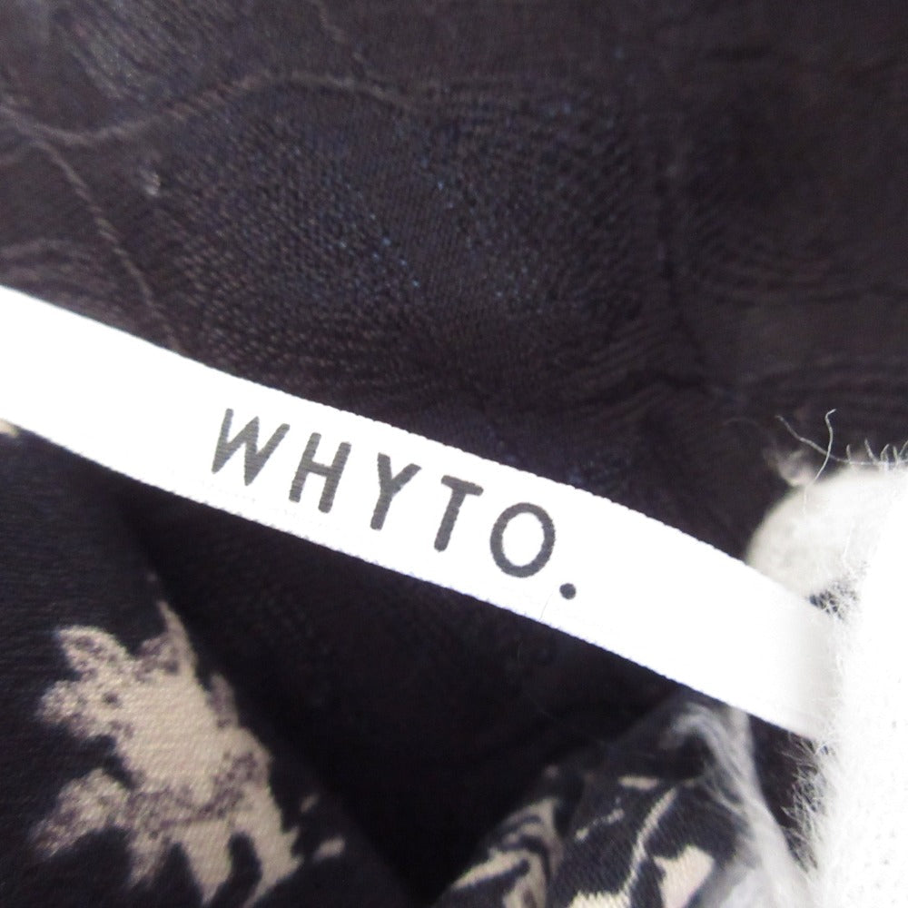 WHYTO. フラワープリントワンピース