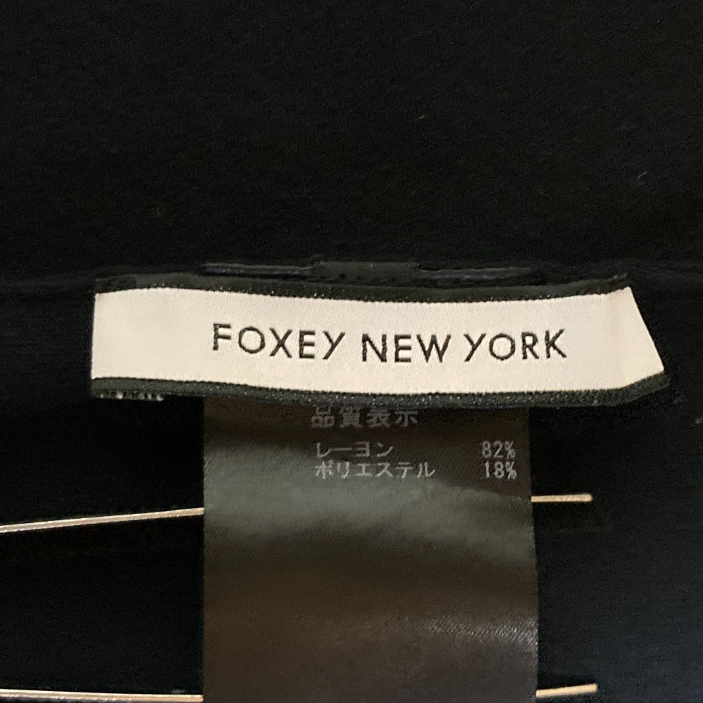 FOXEY NEW YORK ドレープニットカーディガン