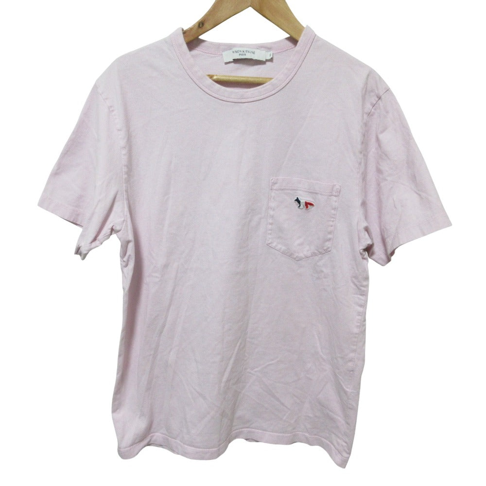 メゾンキツネ TRICOLOR FOX PATCH CLASSIC POCKET Tシャツ