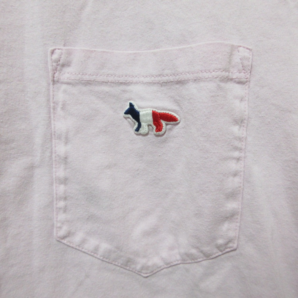 メゾンキツネ TRICOLOR FOX PATCH CLASSIC POCKET Tシャツ