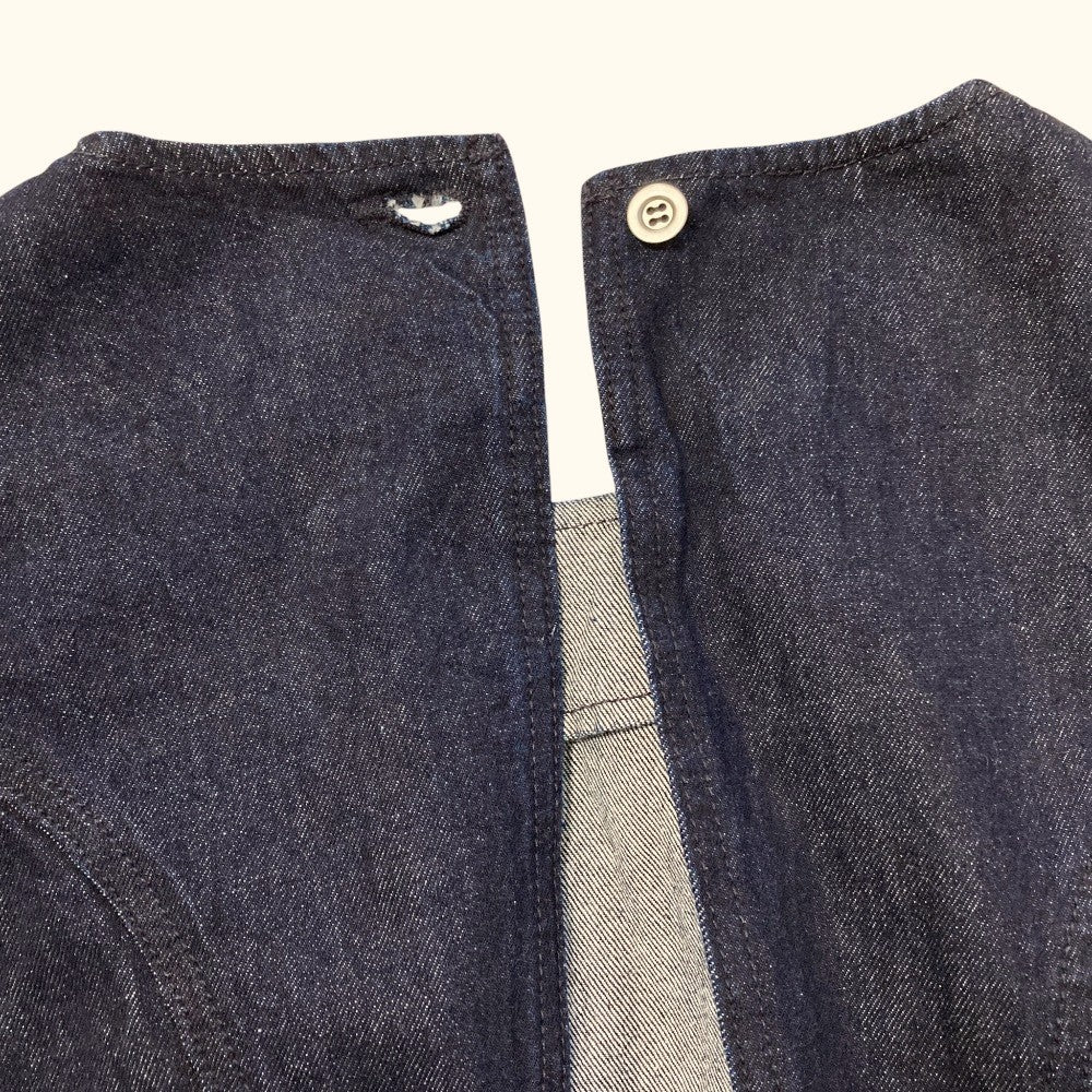マウジー BACK SLIT DENIM オールインワン