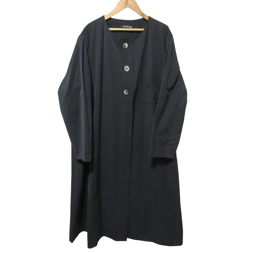 Y's for living ノーカラーロングコート