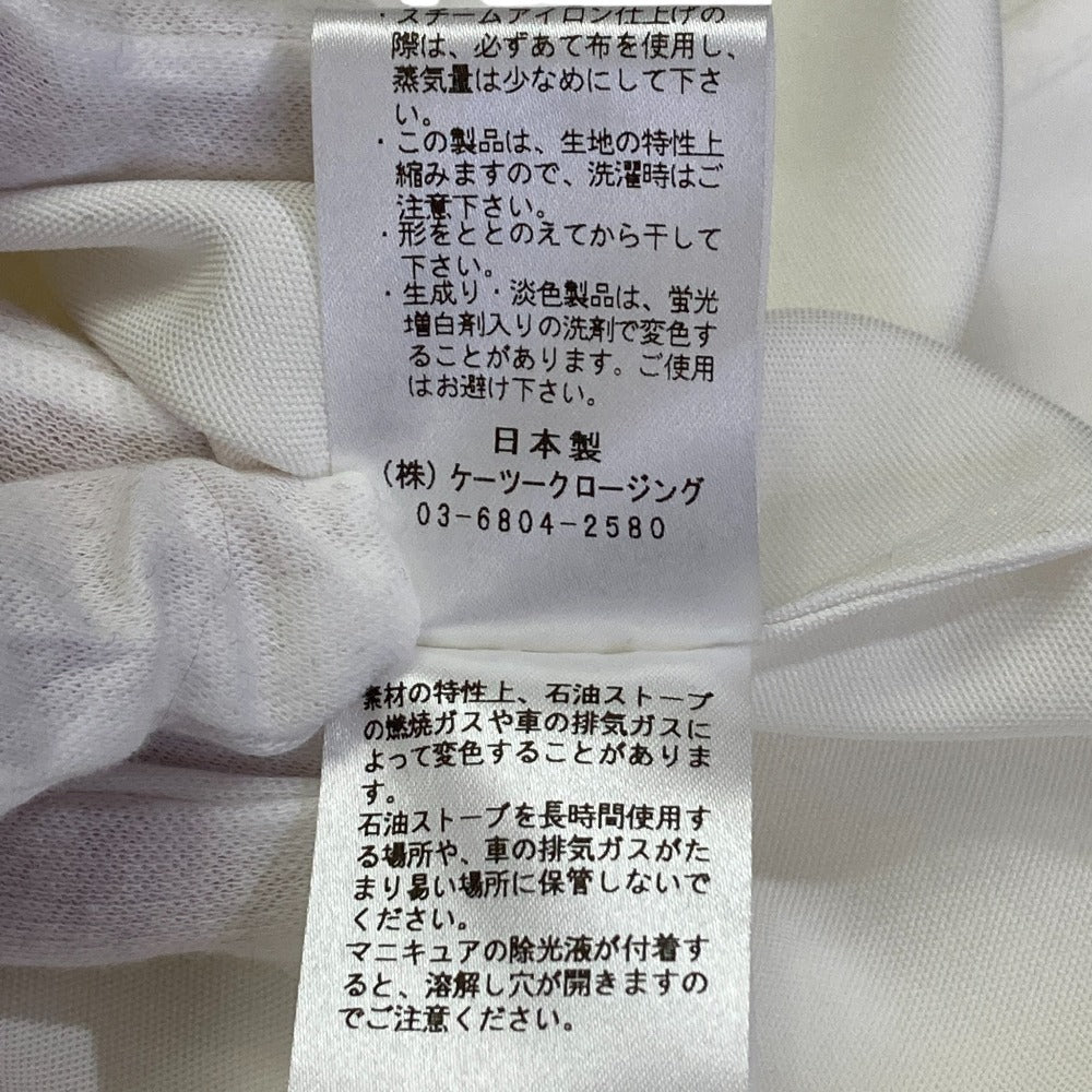 シロコン ロングスリーブリボンカフスブラウス