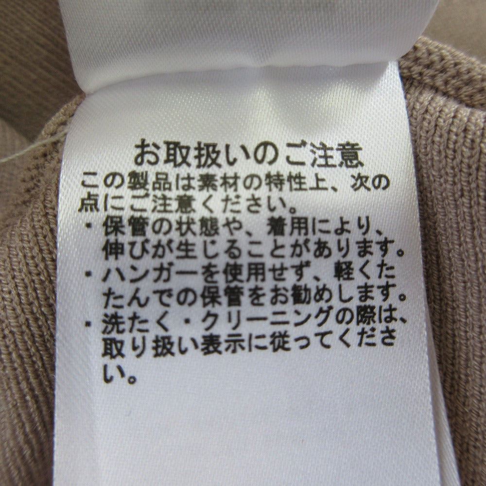 セルフォード トレンチ風ニットワンピース