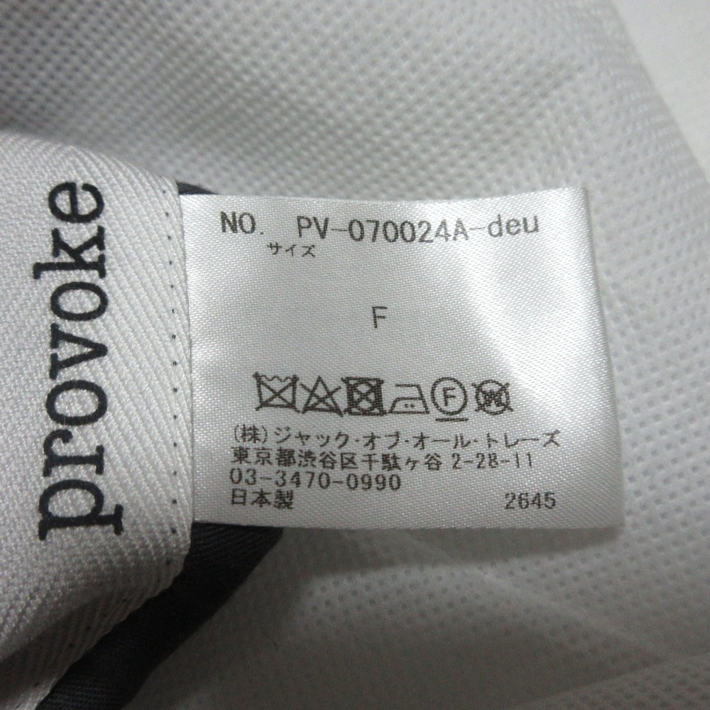 プロヴォーク 24SS ドゥーズィエムクラス別注オーバーオールサロペットパンツ
