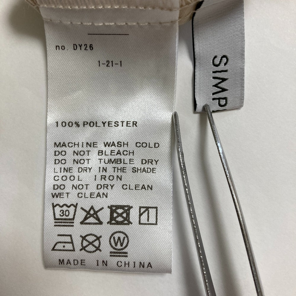 サンプリシテ ドットウォッシャブルスタンドカラーブラウス