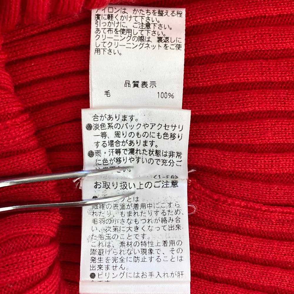 ディニテコリエ リブニットタートルネックカットソー
