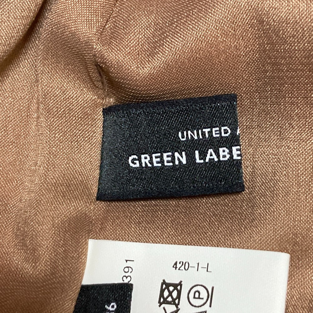 green label relaxing サイドボタンフレアワイドパンツ