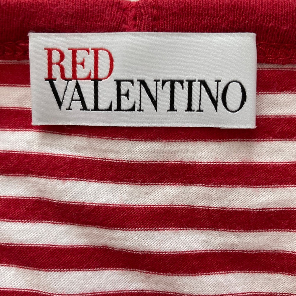 レッドヴァレンティノ レースボーダーTシャツ