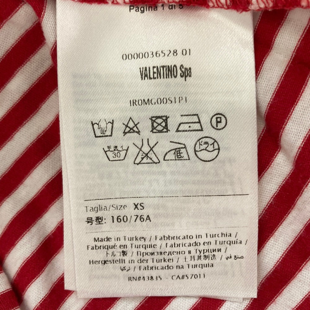 レッドヴァレンティノ レースボーダーTシャツ
