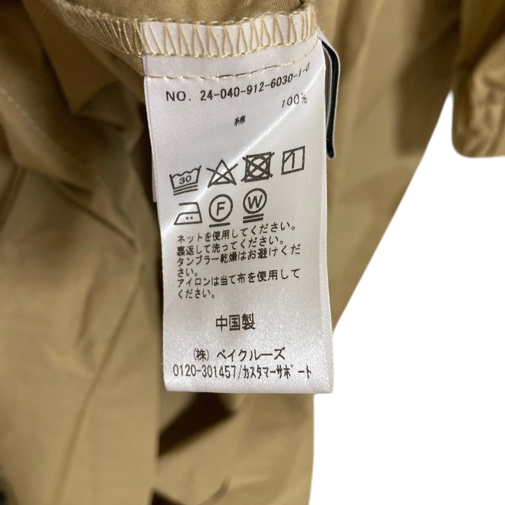 スローブイエナ コットンギャザーリボンワンピース