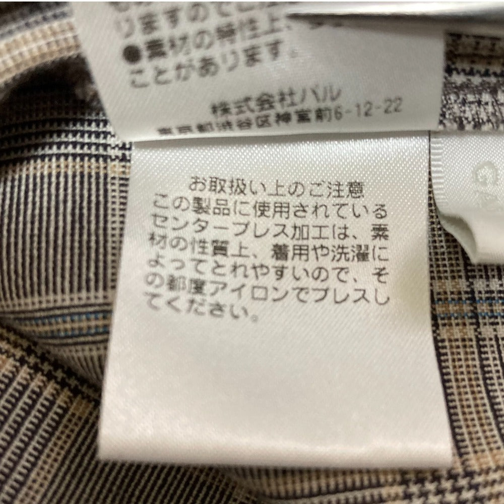 ガリャルダガランテ チェックワイドパンツ
